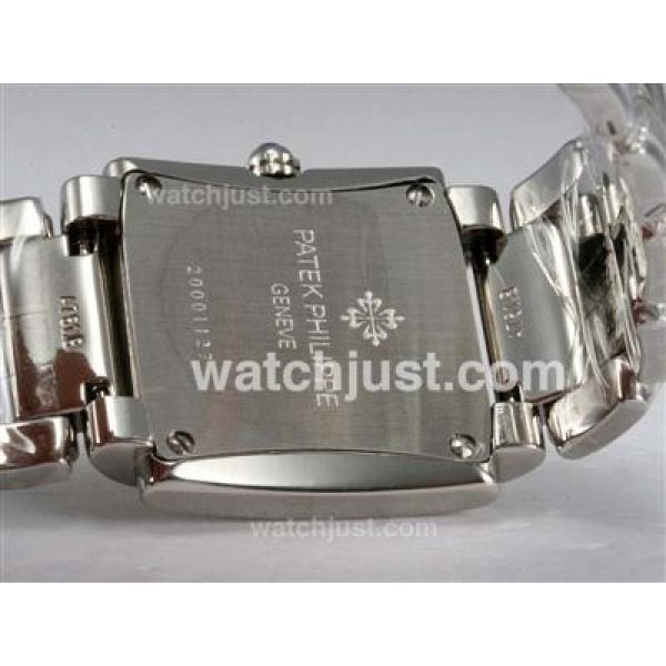 Patek Philippe Ref.4910 Swiss ETA Movement Diamond Bezel and Marking with Wine Dial Lady Model