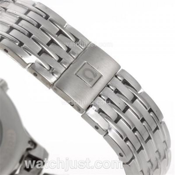 Omega Hour Vision See Thru Case Automatic with White Dial_High Quality