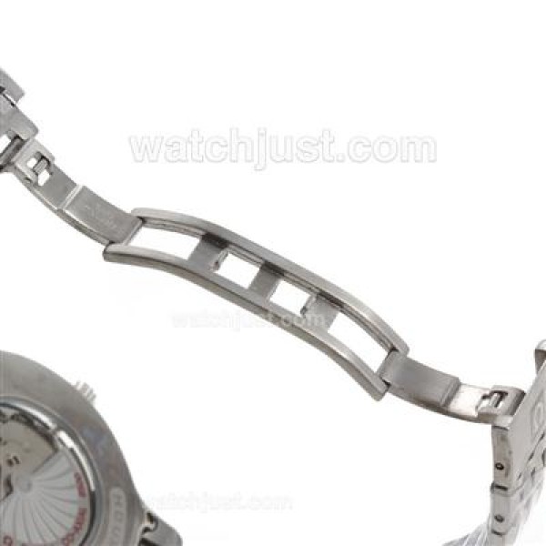 Omega Hour Vision See Thru Case Automatic with Black Dial-High quality