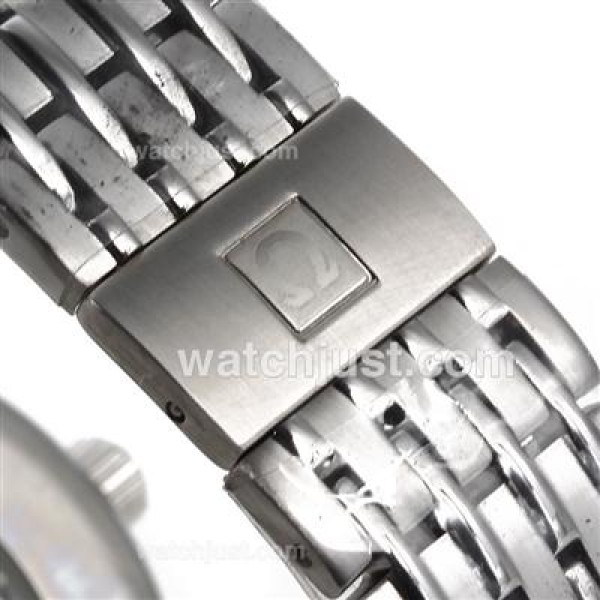 Omega Hour Vision See Thru Case Automatic with Black Dial-High quality
