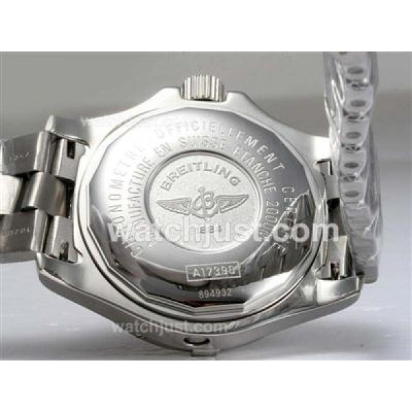 Breitling Super Ocean Steelfish Swiss ETA 2824 Movement AR Coating with Black Dial