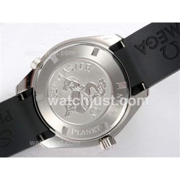 Omega Seamaster Planet Ocean Swiss ETA 2824 Movement with Rubber Strap