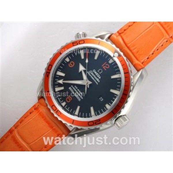 Omega Seamaster Planet Ocean With Orange Bezel Same Chassis As Swiss ETA Version-High Quality