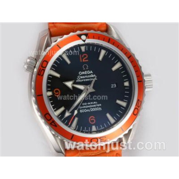 Omega Seamaster Planet Ocean With Orange Bezel Same Chassis As Swiss ETA Version-High Quality