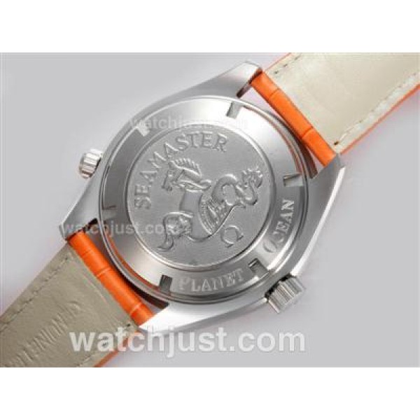 Omega Seamaster Planet Ocean With Orange Bezel Same Chassis As Swiss ETA Version-High Quality