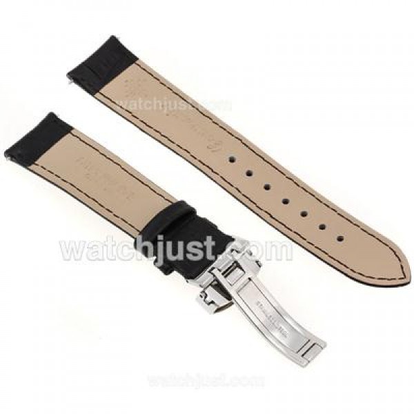 Patek Philippe Leather Strap with Deployment Buckle