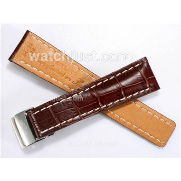 Breitling Leather Strap wth Deployment Buckle