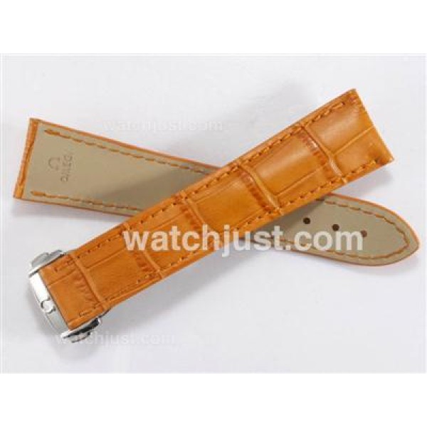 Omega Leather Strap with Deployment Buckle For Planet Ocean Swiss Version