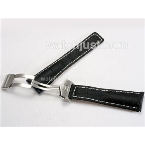 Tag Heuer Leather Strap with Deployment Buckle