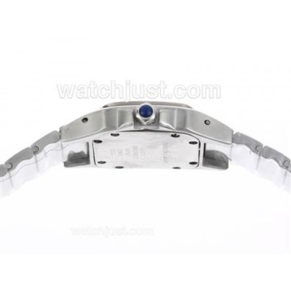 Cartier Santos 100 with White Dial