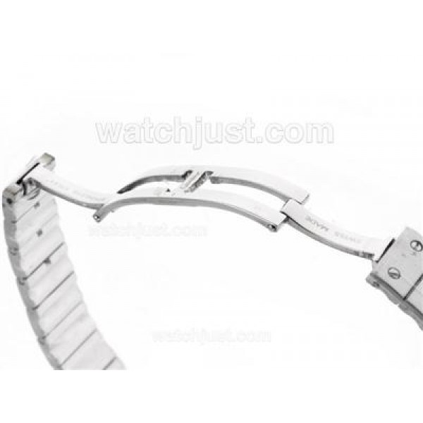 Cartier Santos 100 with White Dial
