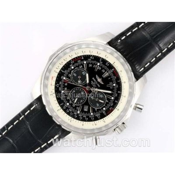 Breitling for Bentley Motors T Automatic with Black Dial and Strap
