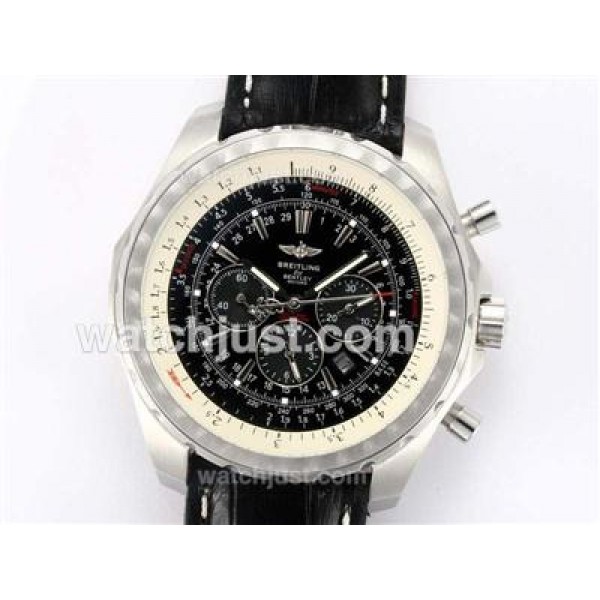 Breitling for Bentley Motors T Automatic with Black Dial and Strap