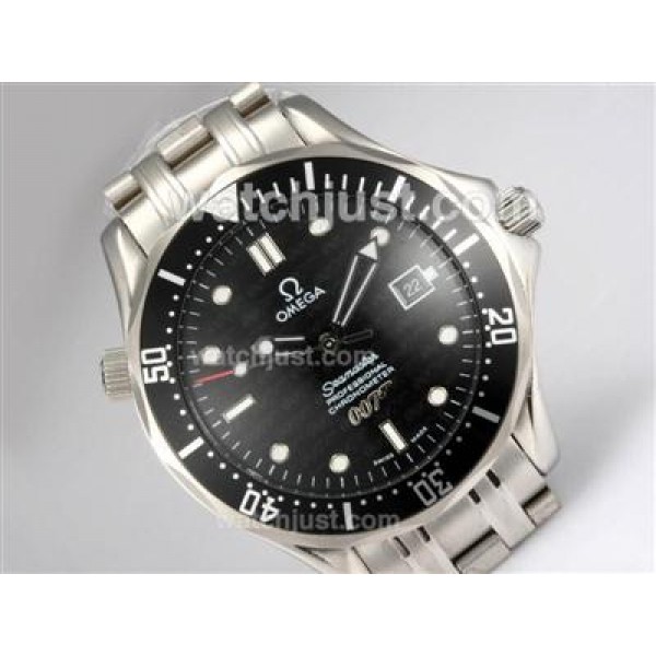 Omega Seamaster 007 James Bond Automatic with Black Dial and Bezel