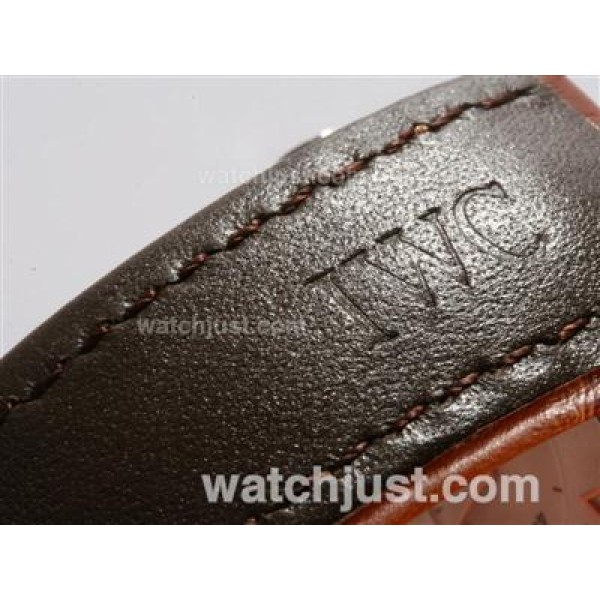 IWC Portuguese Chronograph Swiss Valjoux 7750 Movement with White Dial