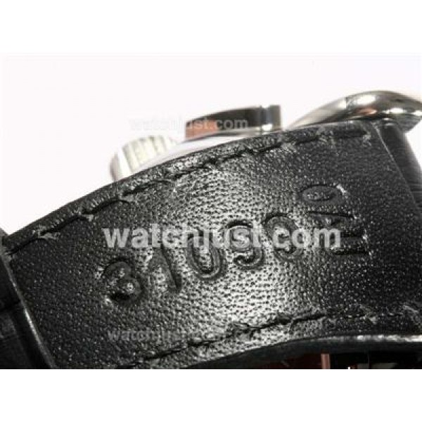 IWC Portofino Chronograph Swiss Valjoux 7750 Movement AR Coating with Black Dial
