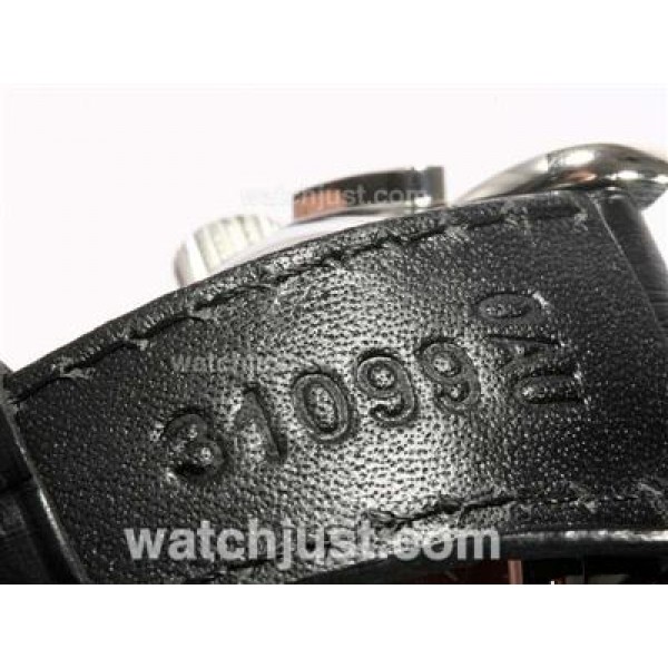 IWC Portofino Chronograph Swiss Valjoux 7750 Movement AR Coating with White Dial