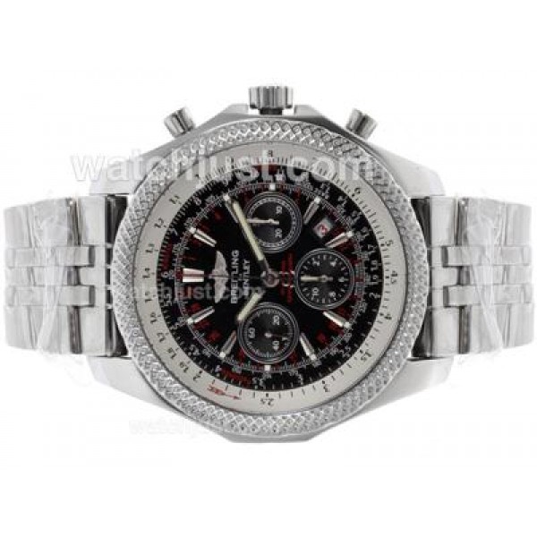 Breitling for Bentley 30s Chronograph Swiss Valjoux 7750 Movement with Black Dial