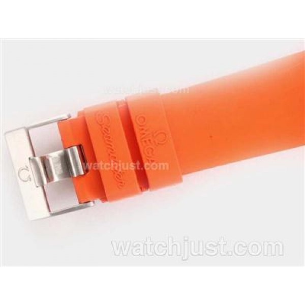 Omega Seamaster Planet Ocean Swiss ETA 2824 Movement-Orange Rubber Strap