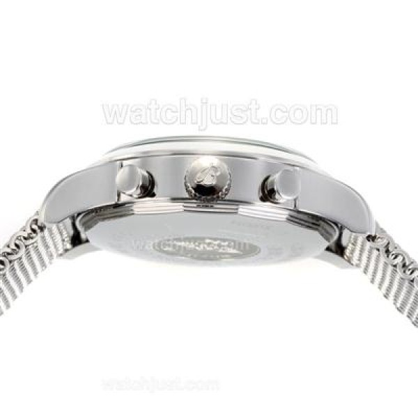 Breitling Transocean Working Chronograph Stick Markers with White Dial S/S-Same Chassis as 7750 Version-High Quality