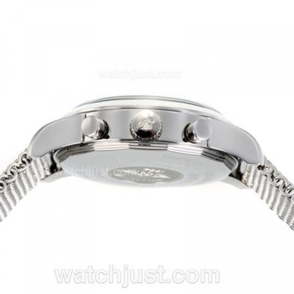 Breitling Transocean Working Chronograph Stick Markers with Black Dial S/S-Same Chassis as 7750 Version-High Quality