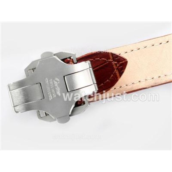 Cartier Santos 100 Working Chronograph with White Dial Same Chassis As 7750 Version-High Quality