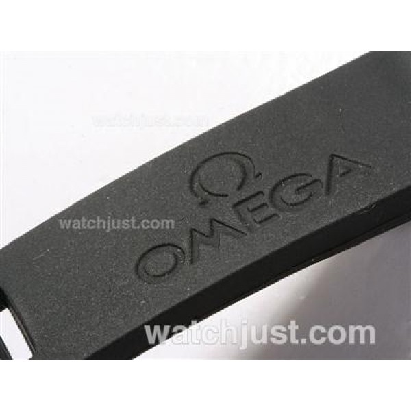 Omega Seamaster Planet Ocean Automatic with Black Dial and Bezel-Rubber Strap