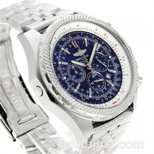 Breitling for Bentley Motors Working Chronograph with Blue Dial