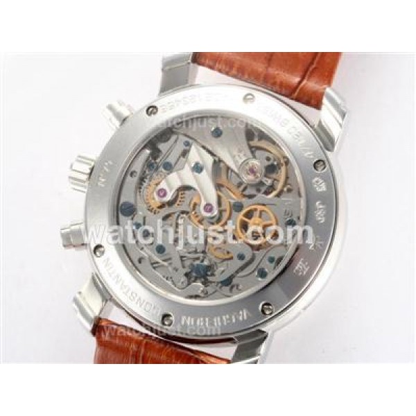 Vacheron Constantin Partrimony Chronograph Lemania Movement with White Dial
