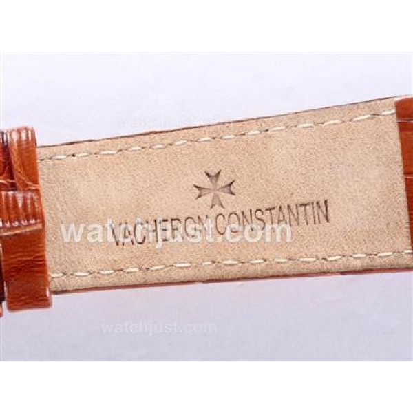 Vacheron Constantin Partrimony Chronograph Lemania Movement with White Dial