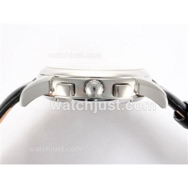 Patek Philippe Classic Chronograph Lemania Movement Moonphase with Black Dial