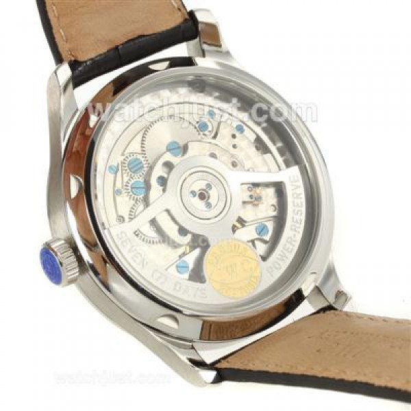 IWC Portugese 7 Days Working Power Reserve-21600bph with White Dial