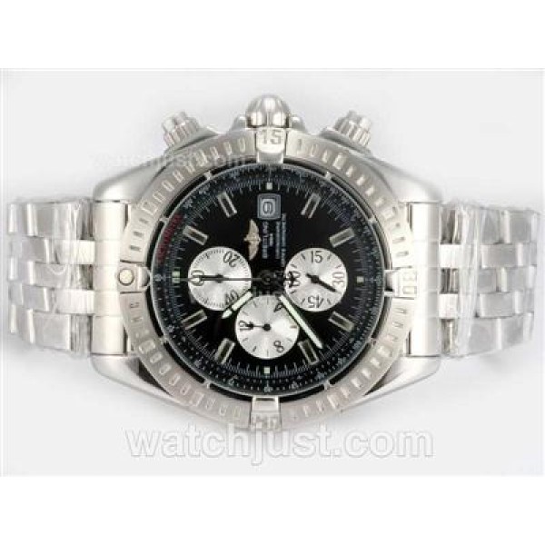 Breitling Chronomat Evolution Working Chronograph Black Dial