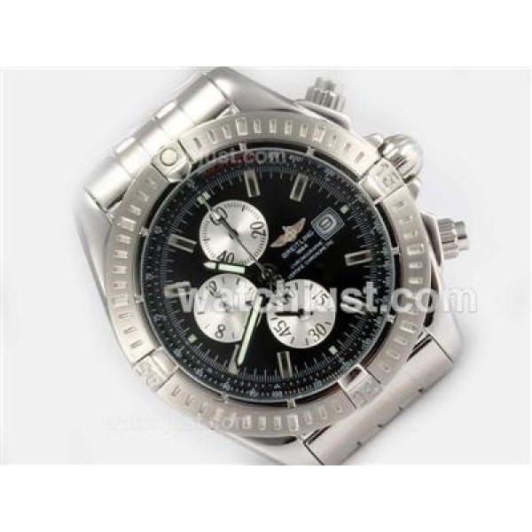 Breitling Chronomat Evolution Working Chronograph Black Dial