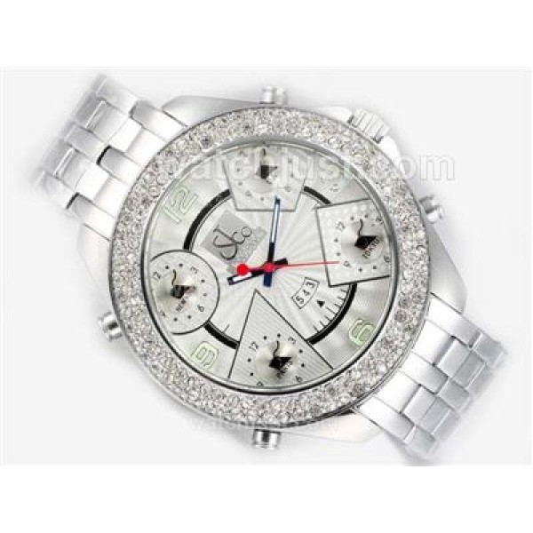 Jacob & Co Classic Five Time Zone Diamond Bezel