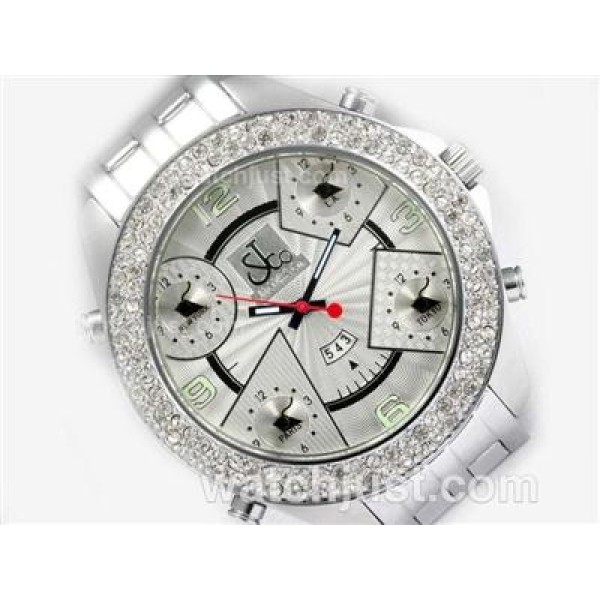 Jacob & Co Classic Five Time Zone Diamond Bezel