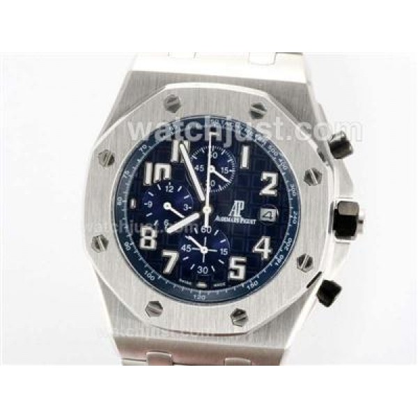 Audemars Piguet Royal Oak Offshore Working Chronograph with Blue Dial Same Chassis as 7750 High Quality