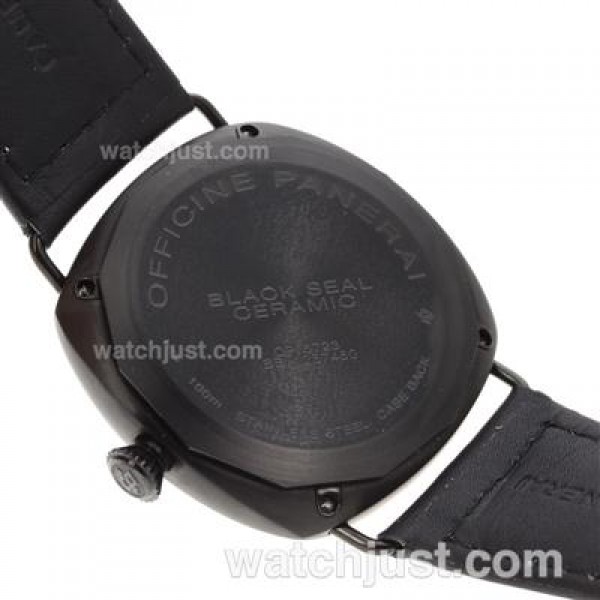 Panerai Radiomir Black Seal Unitas 6497 Movement PVD Case -AR Coating