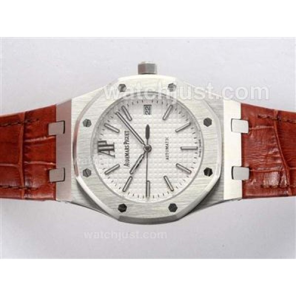 Audemars Piguet Royal Oak Swiss ETA 2836 Movement with White Dial-Upgrade Version