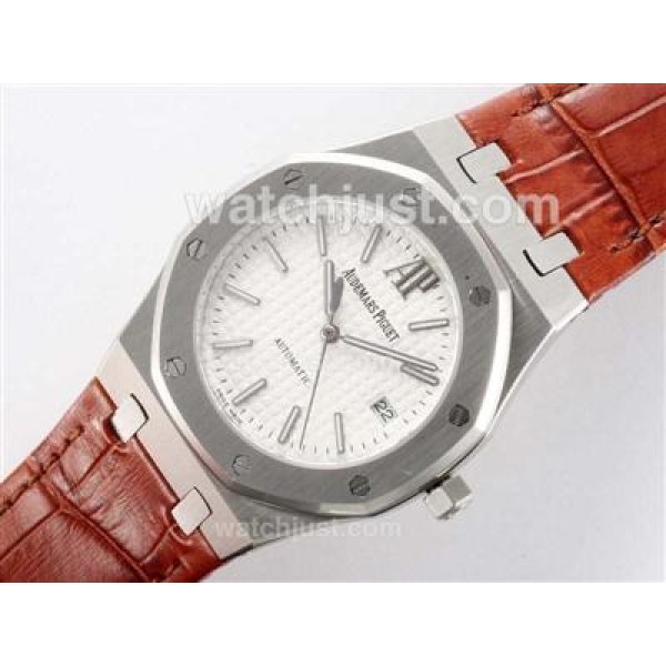 Audemars Piguet Royal Oak Swiss ETA 2836 Movement with White Dial-Upgrade Version