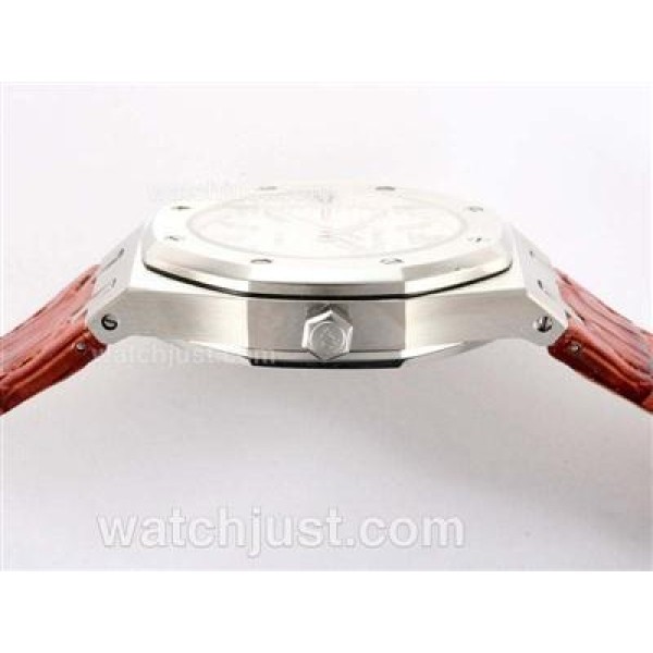 Audemars Piguet Royal Oak Swiss ETA 2836 Movement with White Dial-Upgrade Version