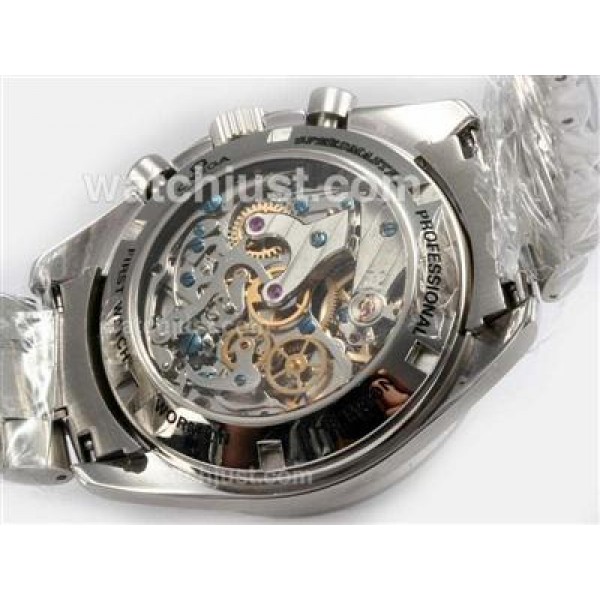 Omega Speedmaster 50th Anniversary Chronograph Lemania Movement with Black Dial and Bezel
