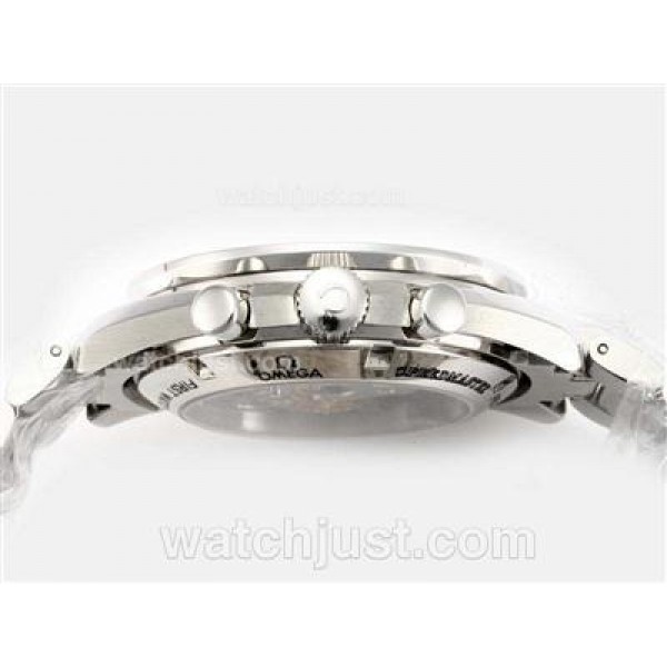 Omega Speedmaster 50th Anniversary Chronograph Lemania Movement with Black Dial and Bezel