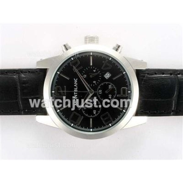 Montblanc Time Walker Working Chronograph with Black Dial