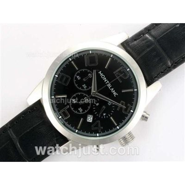 Montblanc Time Walker Working Chronograph with Black Dial
