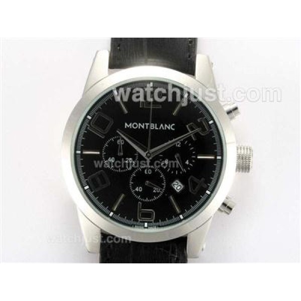 Montblanc Time Walker Working Chronograph with Black Dial