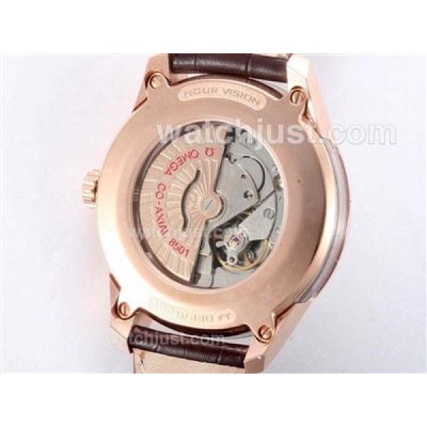 Omega Hour Vision See Thru Case Same Chassis As Swiss Version-High Quality