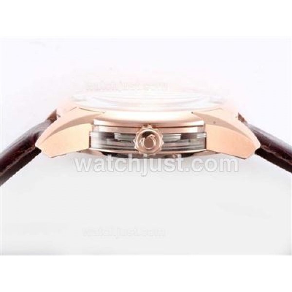 Omega Hour Vision See Thru Case Same Chassis As Swiss Version-High Quality
