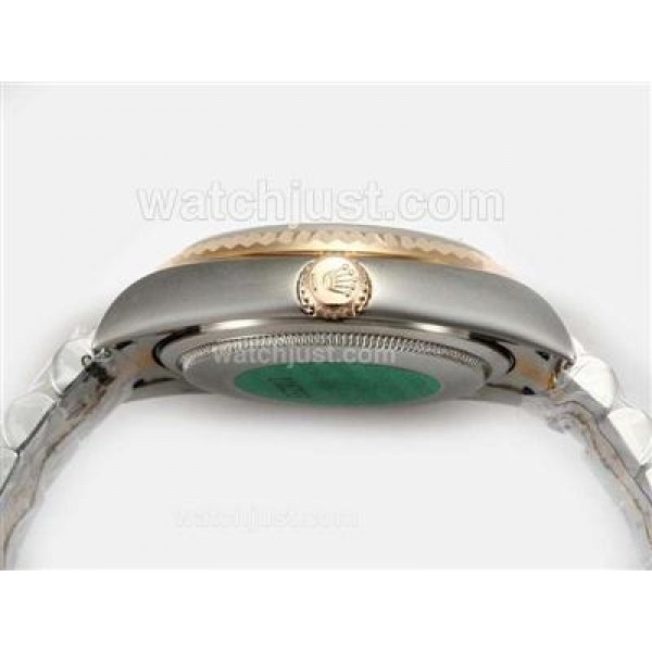36 MM Cheap Rolex Datejust Replica Watches With Black Dials Online