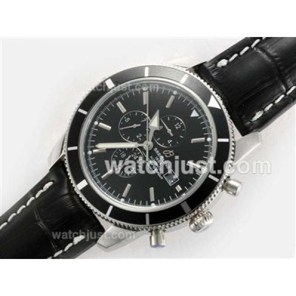 Breitling Super Ocean Automatic with Black Dial and Bezel
